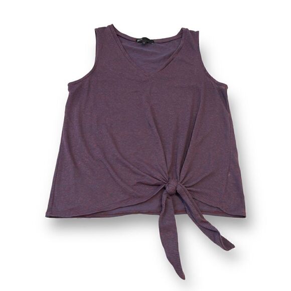 Gibson Striped Sleeveless Front Tie Top Size Small - Picture 1 of 5